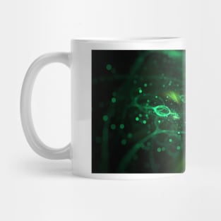 green bacteria Mug